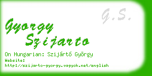 gyorgy szijarto business card